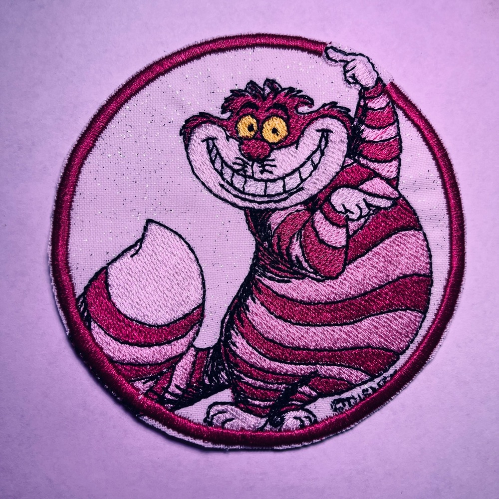Cheshire Cat iron on patch 2